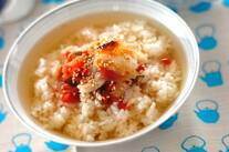 干しカレイのだし茶漬け