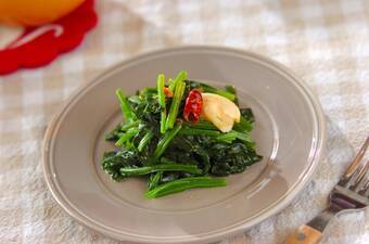 基本のアーリオオーリオ  ニンニク香るほうれん草 by保田 美幸さん