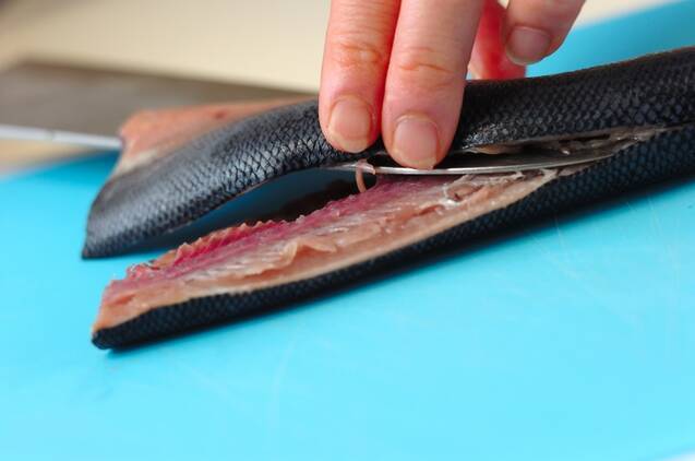 サンマの蒲焼きの作り方の手順1