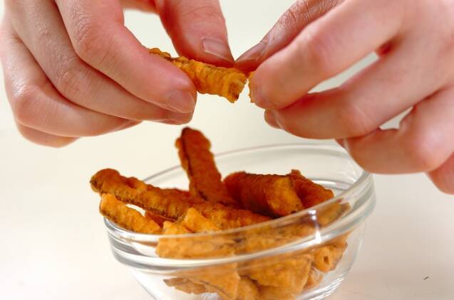 イカ天入り野菜炒めの作り方の手順1