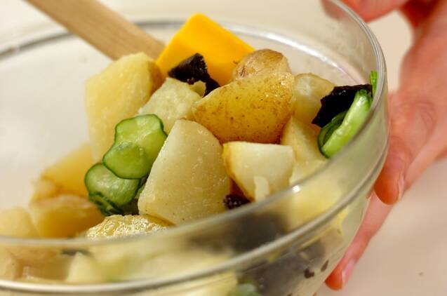 プルーン入りポテトサラダの作り方の手順3