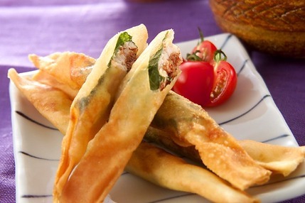 鶏ササミの春巻き