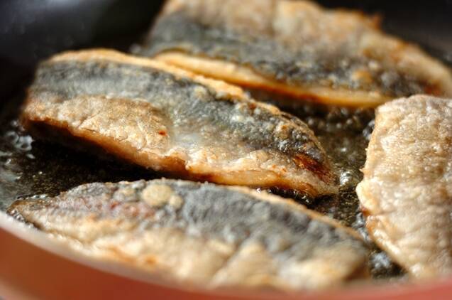 アジの辛みネギソースの作り方の手順2