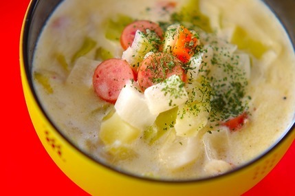 野菜のミルクスープ