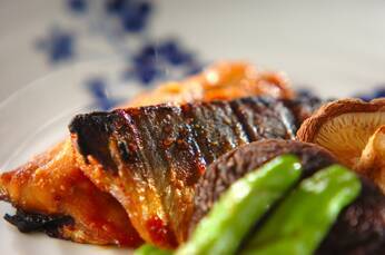 アジのゴマみそ焼き