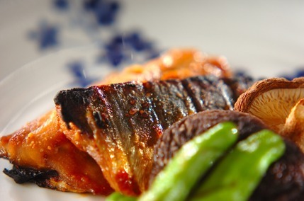 アジのゴマみそ焼き