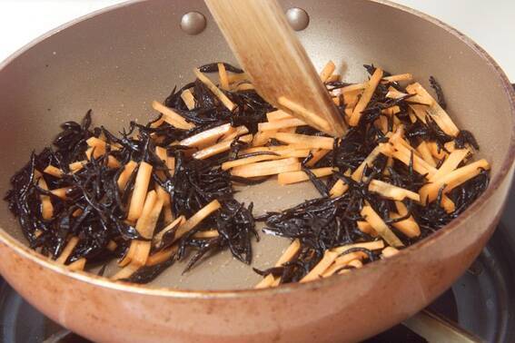 ヒジキ入り卵焼きの作り方の手順5