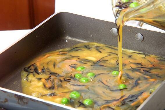 ヒジキ入り卵焼きの作り方の手順7