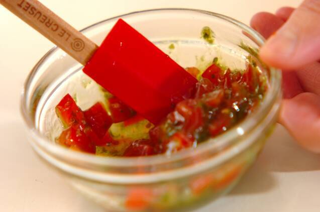 タケノコのカルパッチョの作り方の手順2