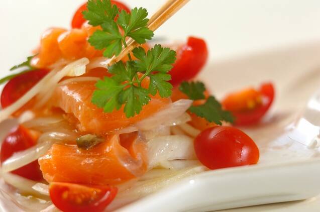 お刺身マリネの作り方の手順2