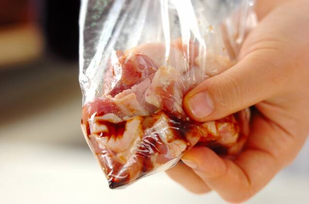 鶏肉とギンナンの炊き込みご飯の作り方の手順1