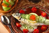 ヨーグルトソースがけ焼きアジ