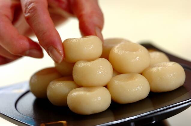 ハチミツ月見団子の作り方の手順4