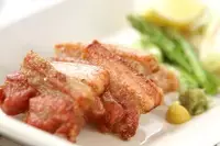 豚バラ肉の塩焼き