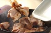 白菜漬けと豚肉の炒めものの作り方1