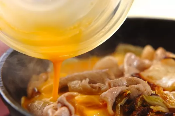 白菜漬けと豚肉の炒めものの作り方3
