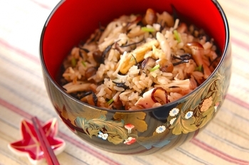 キノコの炊き込みご飯
