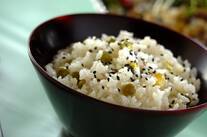 ウスイエンドウ豆ご飯