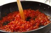 豚肉とキャベツのトマトスパゲティーの作り方1