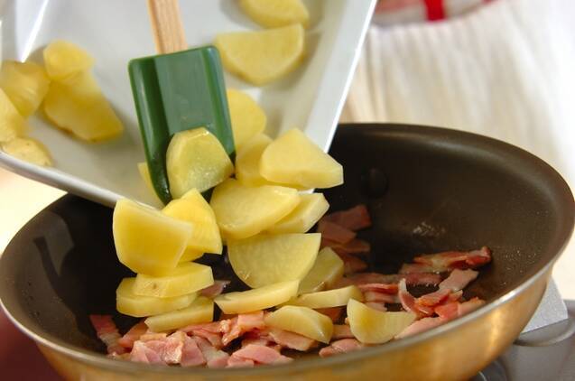 ポテトとベーコンの前菜の作り方の手順3