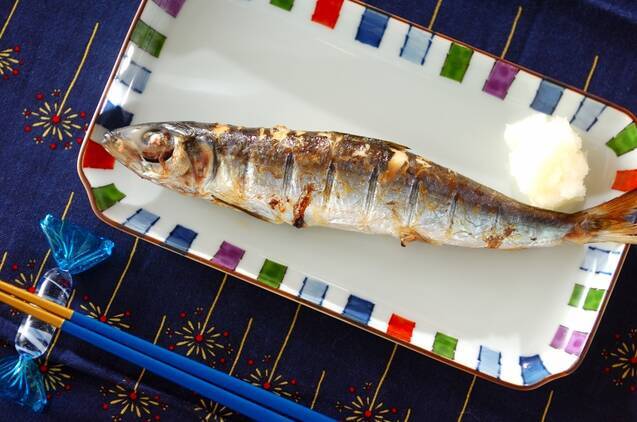 イワシの塩焼き