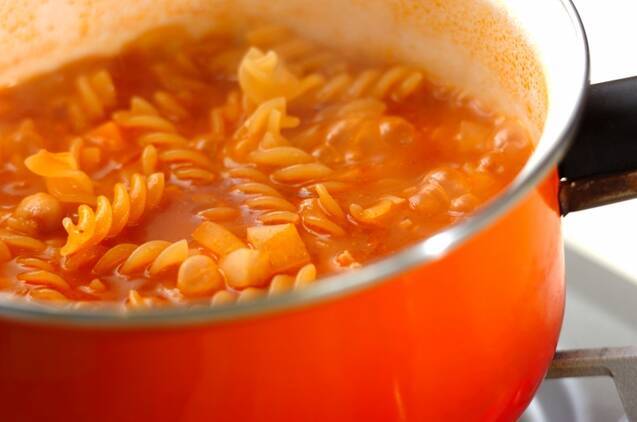 パスタ入りミネストローネの作り方の手順4