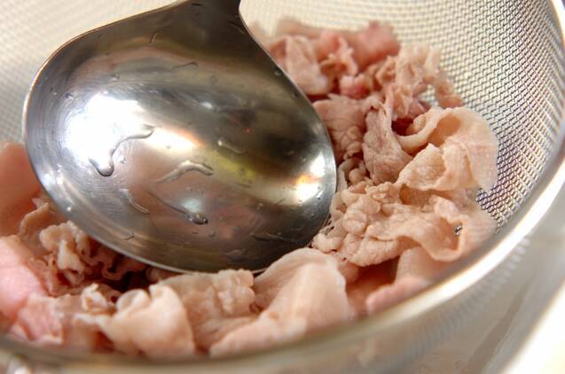 モヤシと豚しゃぶの中華和えの作り方の手順4