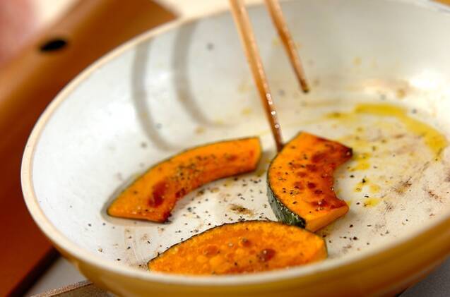 カボチャソテーの作り方の手順2