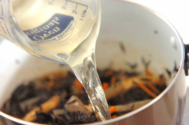 ヒジキの煮物の作り方の手順7