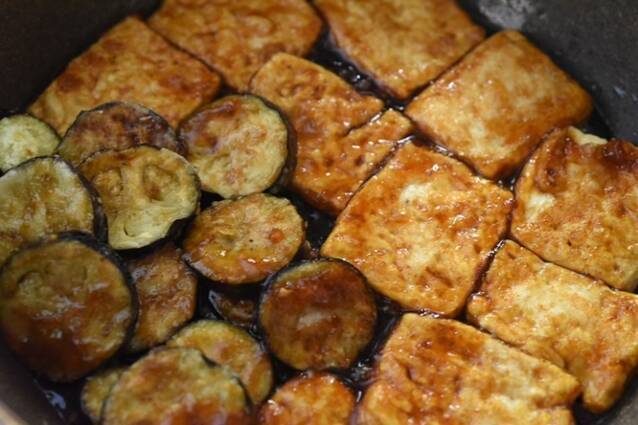 豆腐とナスの蒲焼きの作り方の手順6