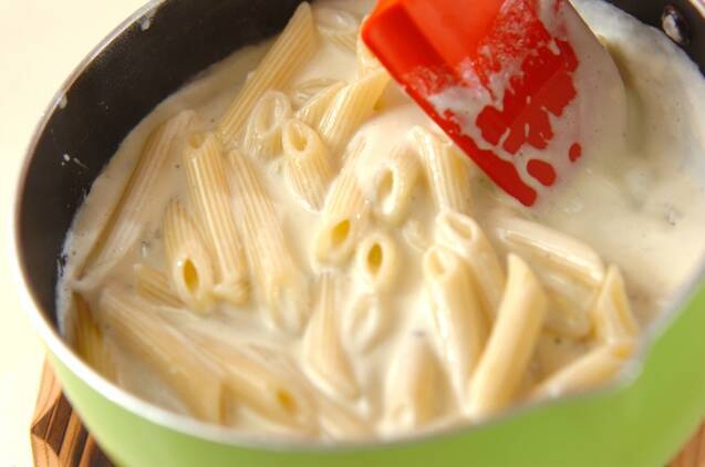 ワインと合うおもてなしゴルゴンゾーラのペンネの作り方の手順3