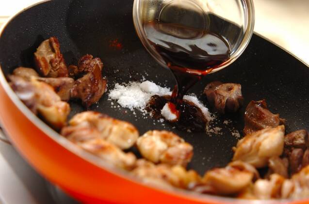 鶏肉の甘辛煮の作り方の手順9