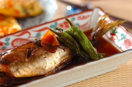 アジのショウガ煮