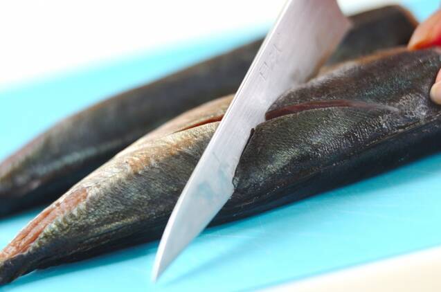 アジのショウガ煮の作り方の手順1