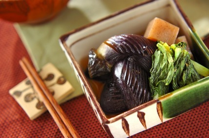 ナスとシイタケの煮物