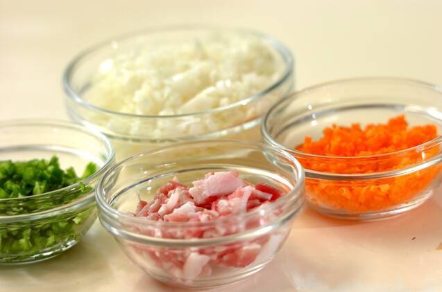 簡単パラパラ！絶品カレーチャーハン by 西川 綾さんの作り方の手順1