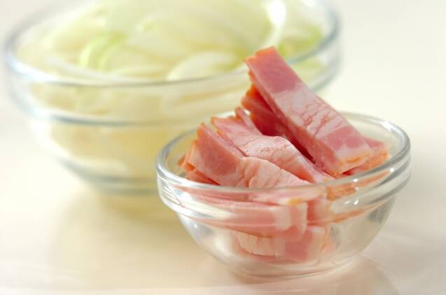 酒粕のカルボナーラ風の作り方の手順3