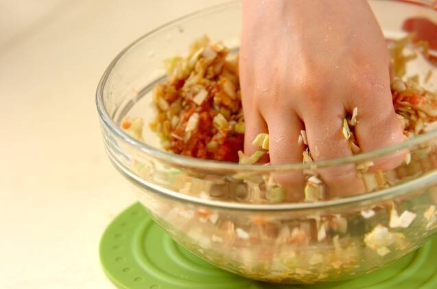 ニンニク丸ごと餃子の作り方の手順4