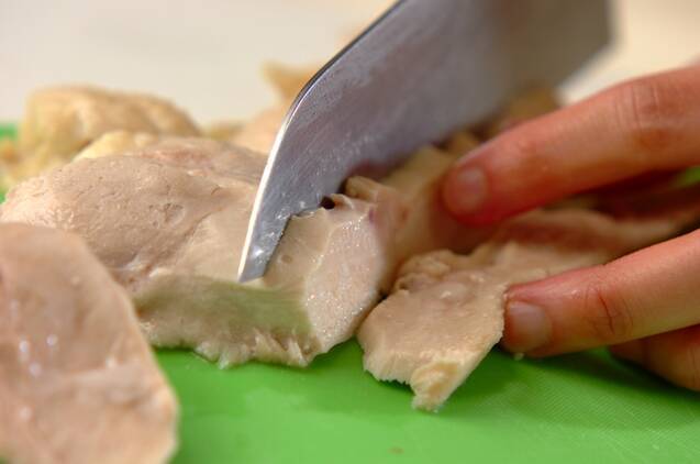 むね肉でもしっとり柔らか！本格よだれ鶏の作り方の手順5