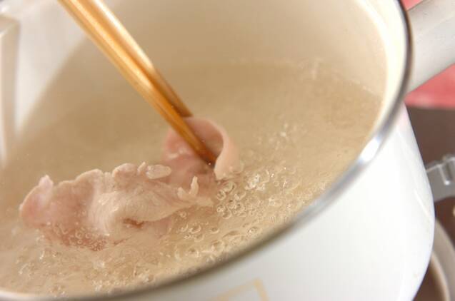 ピリ辛ゴマダレ豚しゃぶの作り方の手順5