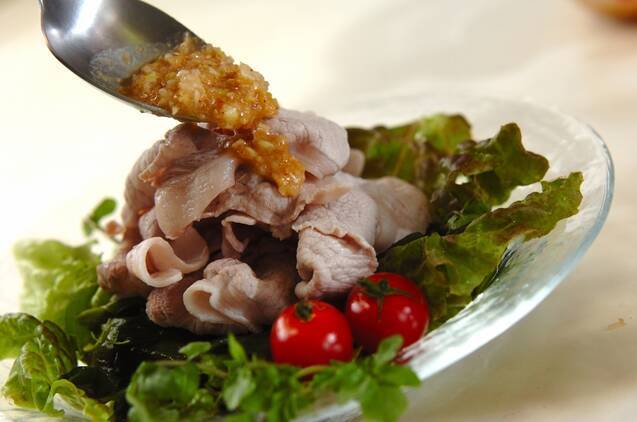 ピリ辛ゴマダレ豚しゃぶの作り方の手順6