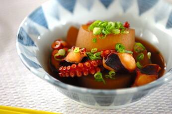 タコと大根の番茶煮