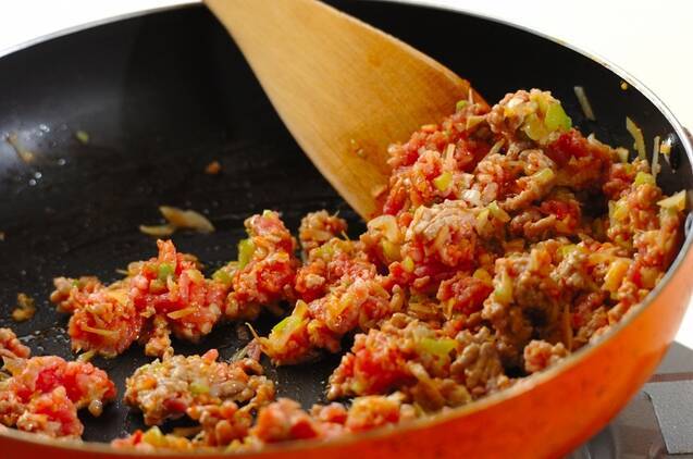 赤みそ仕立ての麻婆豆腐の作り方の手順3