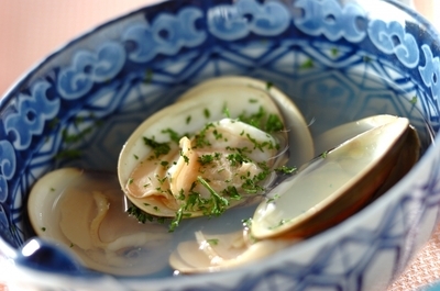 ハマグリの酒蒸しスープのレシピ 作り方 E レシピ 料理のプロが作る簡単レシピ