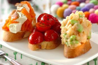 ブルスケッタ3種