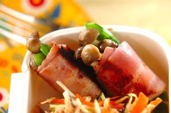 野菜ベーコン巻き