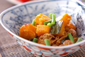 カボチャの筑前煮