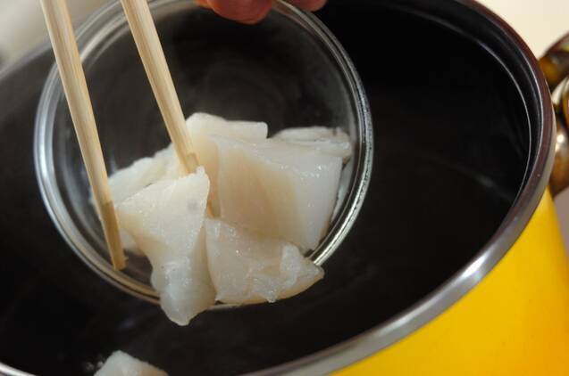 タラのみそ汁の作り方の手順3