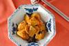 里芋とナスの中華風ゴマ和えの作り方の手順