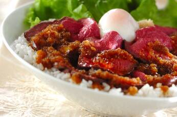 炊飯器で簡単！ローストビーフ丼